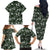 Cardinal Christmas Green Family Matching Off The Shoulder Long Sleeve Dress and Hawaiian Shirt Xmas Pattern - Wonder Print Shop