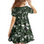Cardinal Christmas Green Family Matching Puletasi and Hawaiian Shirt Xmas Pattern - Wonder Print Shop