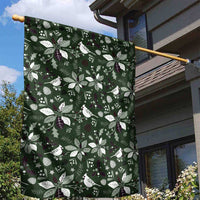 Cardinal Christmas Green Garden Flag Xmas Pattern - Wonder Print Shop