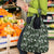 Cardinal Christmas Green Grocery Bag Xmas Pattern