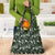 Cardinal Christmas Green Grocery Bag Xmas Pattern