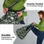 Cardinal Christmas Green Grocery Bag Xmas Pattern