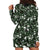Cardinal Christmas Green Hoodie Dress Xmas Pattern - Wonder Print Shop