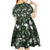 Cardinal Christmas Green Kid Short Sleeve Dress Xmas Pattern - Wonder Print Shop