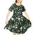 Cardinal Christmas Green Kid Short Sleeve Dress Xmas Pattern - Wonder Print Shop