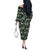 Cardinal Christmas Green Off The Shoulder Long Sleeve Dress Xmas Pattern - Wonder Print Shop