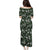 Cardinal Christmas Green Puletasi Xmas Pattern - Wonder Print Shop