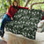 Cardinal Christmas Green Quilt Xmas Pattern - Wonder Print Shop