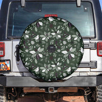 Cardinal Christmas Green Spare Tire Cover Xmas Pattern - Wonder Print Shop