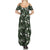 Cardinal Christmas Green Summer Maxi Dress Xmas Pattern - Wonder Print Shop