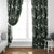 Cardinal Christmas Green Window Curtain Xmas Pattern - Wonder Print Shop