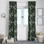 Cardinal Christmas Green Window Curtain Xmas Pattern - Wonder Print Shop