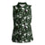 Cardinal Christmas Green Women Sleeveless Polo Shirt Xmas Pattern - Wonder Print Shop