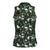Cardinal Christmas Green Women Sleeveless Polo Shirt Xmas Pattern - Wonder Print Shop