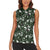 Cardinal Christmas Green Women Sleeveless Polo Shirt Xmas Pattern - Wonder Print Shop