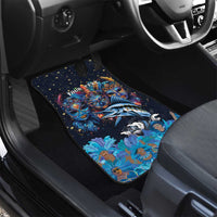 Bahamas Junkanoo Car Mats Bahamian Mask Blue Marlin - Wonder Print Shop