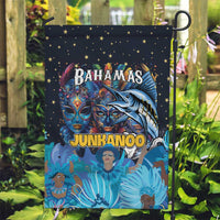 Bahamas Junkanoo Garden Flag Bahamian Mask Blue Marlin - Wonder Print Shop