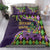 Mardi Gras Bedding Set Luxury Mask Fleur De Lis - Wonder Print Shop