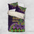Mardi Gras Bedding Set Luxury Mask Fleur De Lis - Wonder Print Shop