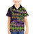 Personalized Mardi Gras Family Matching Mermaid Dress and Hawaiian Shirt Luxury Mask Fleur De Lis - Wonder Print Shop