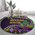 Mardi Gras Round Carpet Luxury Mask Fleur De Lis