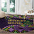 Mardi Gras Round Carpet Luxury Mask Fleur De Lis