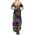 Personalized Mardi Gras Summer Maxi Dress Luxury Mask Fleur De Lis - Wonder Print Shop