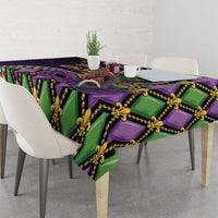 Mardi Gras Tablecloth Luxury Mask Fleur De Lis - Wonder Print Shop