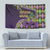 Mardi Gras Tapestry Luxury Mask Fleur De Lis - Wonder Print Shop
