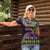 Personalized Mardi Gras Women Polo Shirt Luxury Mask Fleur De Lis - Wonder Print Shop