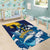 Barbados God Of The Sea Area Rug Bajan Flying Fish Special Version - Wonder Print Shop