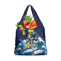 Barbados God Of The Sea Grocery Bag Bajan Flying Fish Special Version