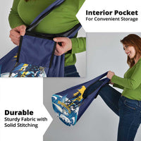 Barbados God Of The Sea Grocery Bag Bajan Flying Fish Special Version