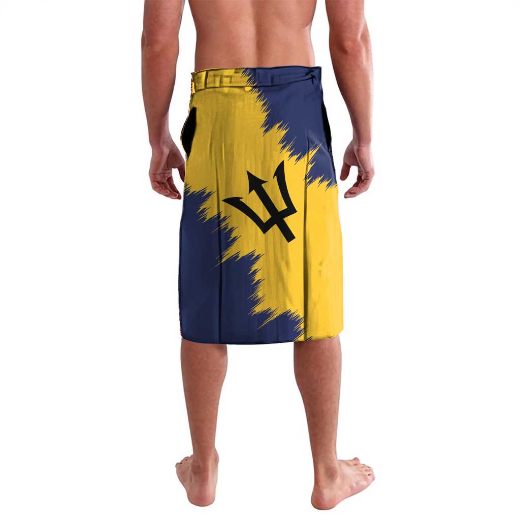 Personalized Barbados God Of The Sea Lavalava Bajan Flying Fish Special Version - Wonder Print Shop