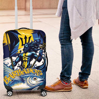 Barbados God Of The Sea Luggage Cover Bajan Flying Fish Special Version - Wonder Print Shop