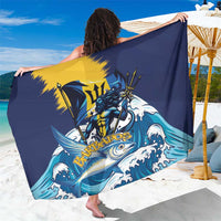 Barbados God Of The Sea Sarong Bajan Flying Fish Special Version - Wonder Print Shop