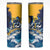 Personalized Barbados God Of The Sea Skinny Tumbler Bajan Flying Fish Special Version - Wonder Print Shop
