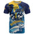 Personalized Barbados God Of The Sea T Shirt Bajan Flying Fish Special Version - Wonder Print Shop