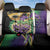 Personalized Mardi Gras Back Car Seat Cover Carnival Feathers Masks