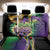 Personalized Mardi Gras Back Car Seat Cover Carnival Feathers Masks
