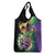 Mardi Gras Grocery Bag Carnival Feathers Masks