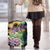 Personalized Mardi Gras Luggage Cover Carnival Feathers Masks