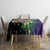 Mardi Gras Tablecloth Carnival Feathers Masks - Wonder Print Shop