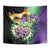 Mardi Gras Tapestry Carnival Feathers Masks - Wonder Print Shop