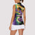 Personalized Mardi Gras Women Sleeveless Polo Shirt Carnival Feathers Masks - Wonder Print Shop