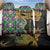Personalized Mardi Gras Back Car Seat Cover Gold Mask Unique Style