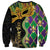 Personalized Mardi Gras Sweatshirt Gold Mask Unique Style - Wonder Print Shop