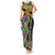Personalized Mardi Gras Tank Maxi Dress Gold Mask Unique Style - Wonder Print Shop