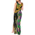 Personalized Mardi Gras Tank Maxi Dress Gold Mask Unique Style - Wonder Print Shop
