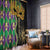 Mardi Gras Window Curtain Gold Mask Unique Style - Wonder Print Shop